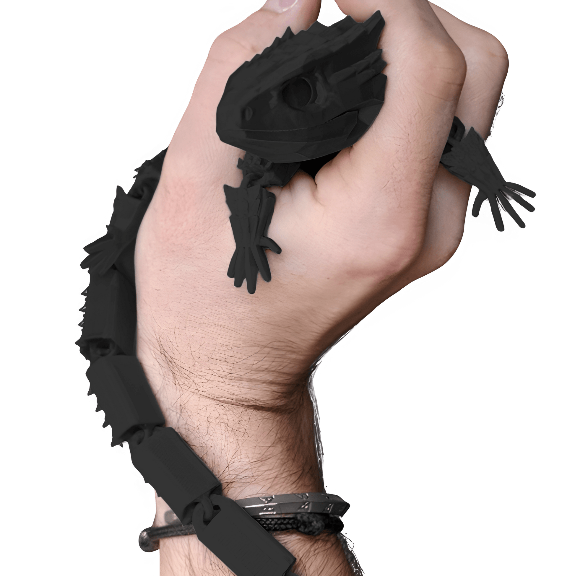 Reptilian Relaxation: 12" Large Lizard Fidget Toy for ADHD Stress Relief - RJW Design Store