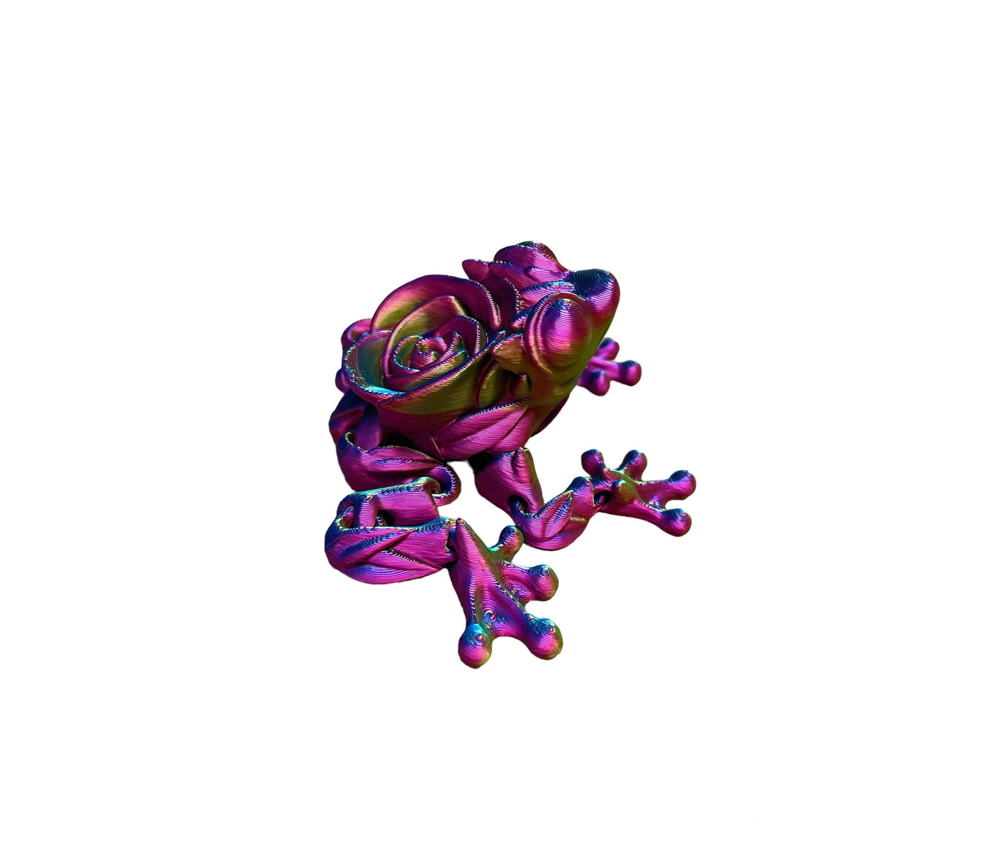 ChromaChill Rose Frog: Colour-Changing Amphibian Fidget Toy Delight - RJW Design Store