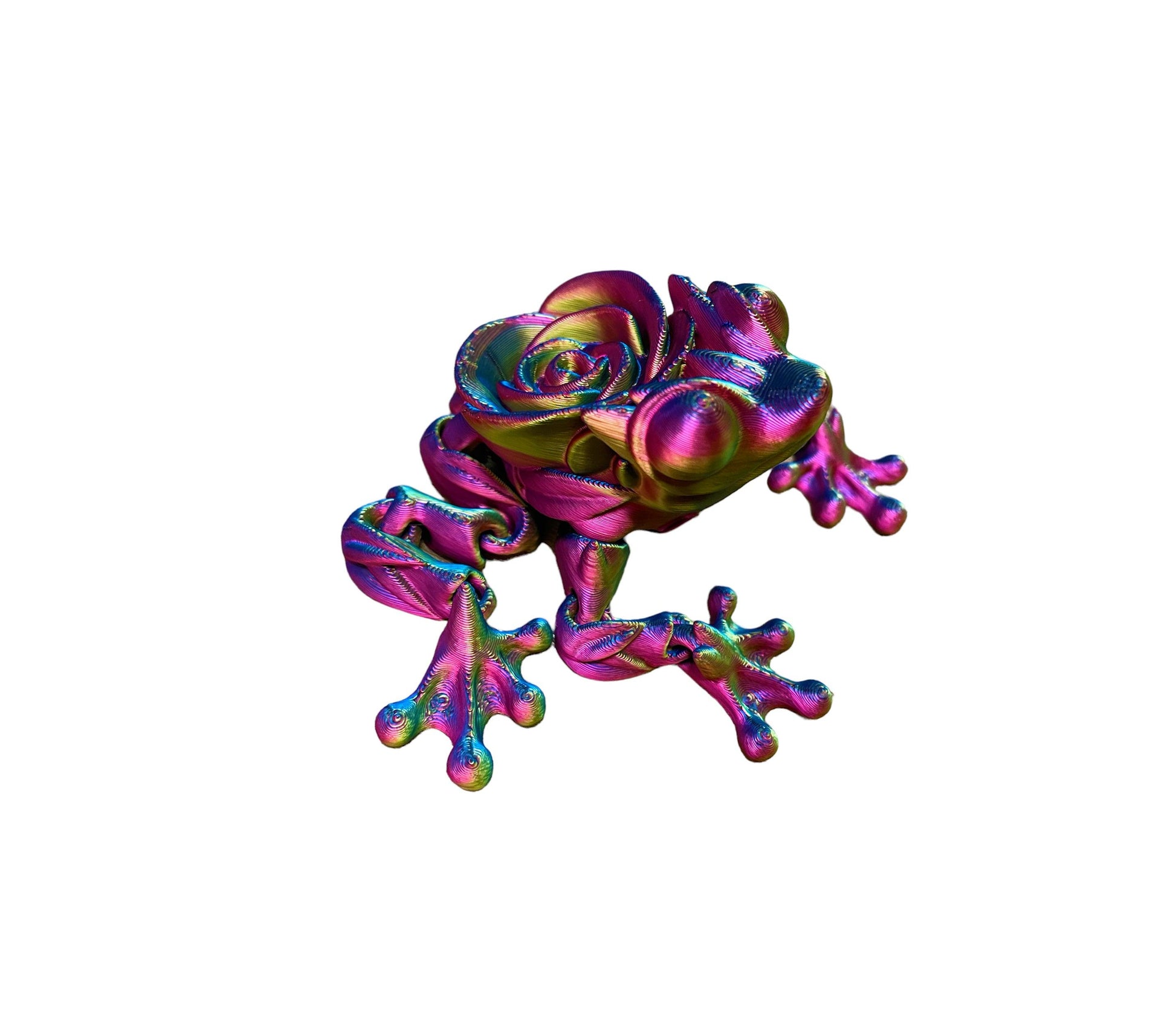 ChromaChill Rose Frog: Colour-Changing Amphibian Fidget Toy Delight - RJW Design Store