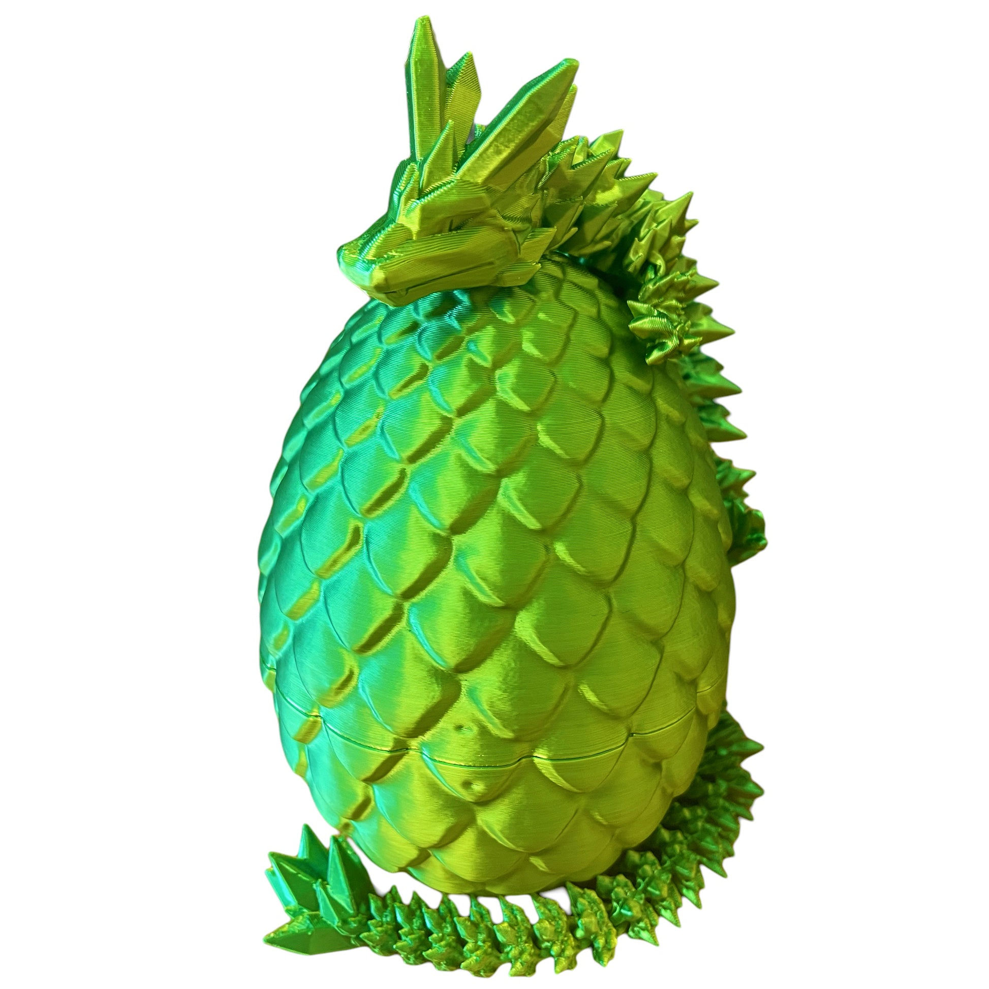 Dragon Fidget Toy & Dragon Egg - Articulated Dragon - Handmade 3D Printed - Fantasy Game of Thrones 3D Lizard Desk Decor.