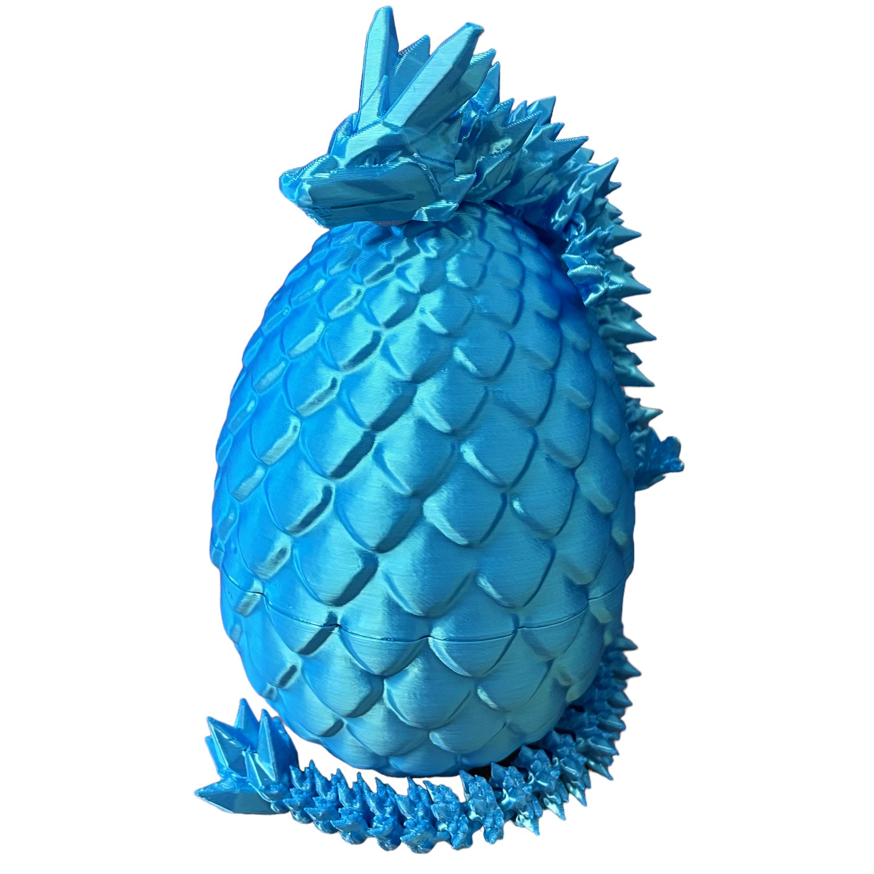 Dragon Fidget Toy & Dragon Egg - Articulated Dragon - Handmade 3D Printed - Fantasy Game of Thrones 3D Lizard Desk Decor.