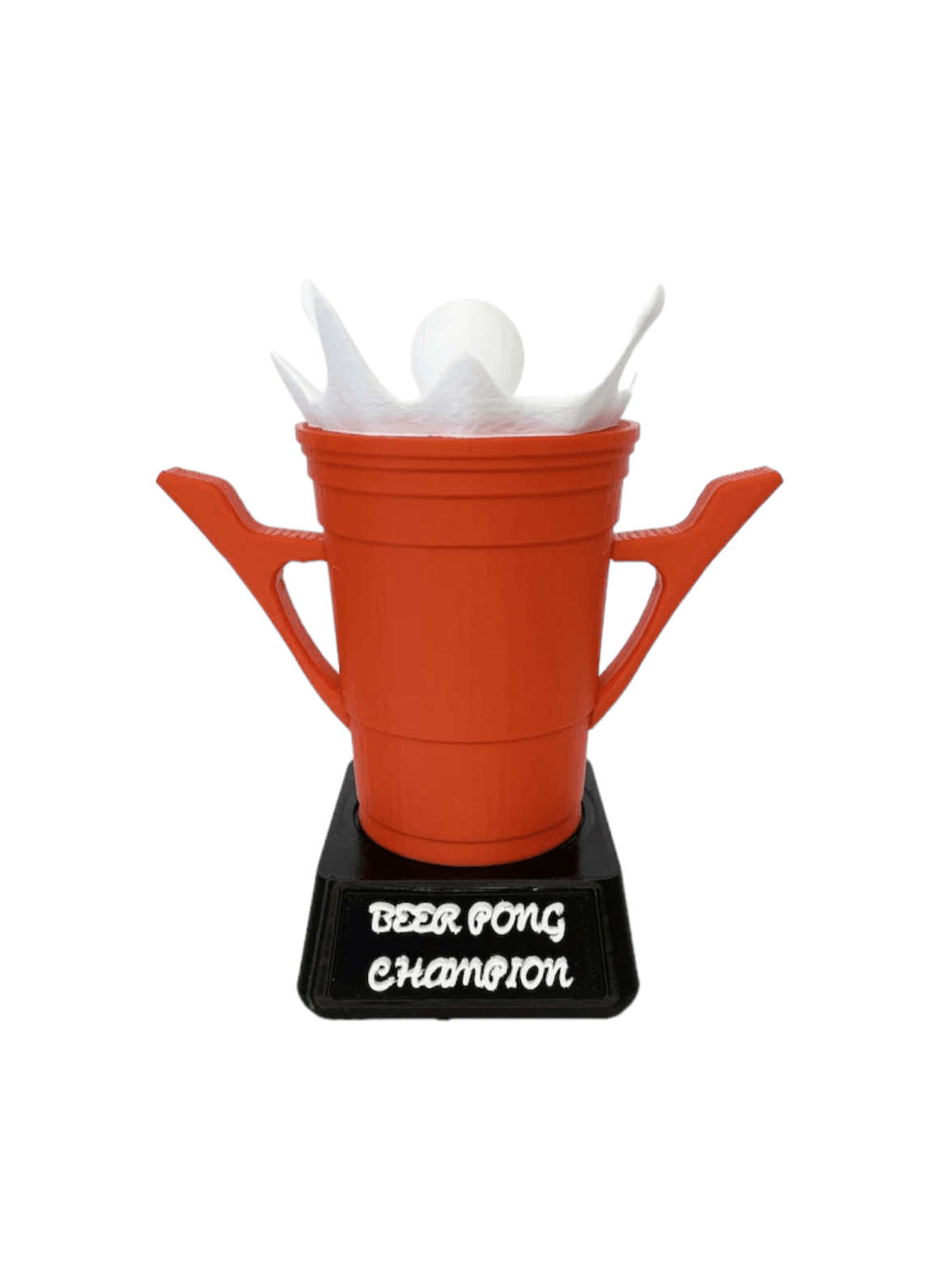 3D Printed Trophy | Personalized Beer Pong Trophy | RJW Design Store